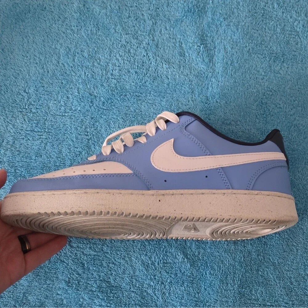 Nike Court Vision Low Next Nature White Light Photo Blue Sneakers DH2987-105 Siz